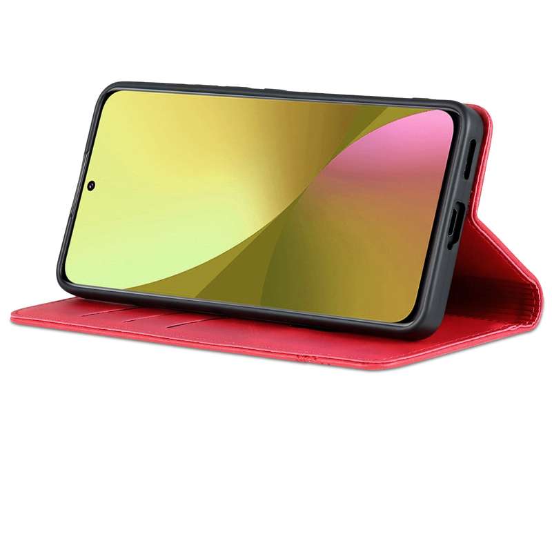 For Xiaomi 12 Lite AZNS Magnetic Calf Texture Leather Phone Case(Black)