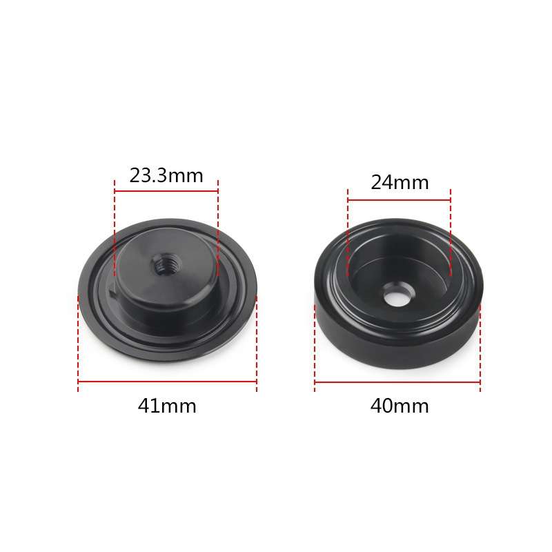 Car 40mm Rear Wiper Arm Cover for Honda Civic / Acura RSX Integra(Black)