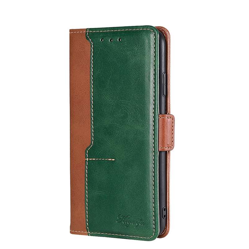 For Tecno Pop 2/Pop 2 F/Pop 2 Pro/Pop 2 Power/Itel P13 Contrast Color Side Buckle Leather Phone Case