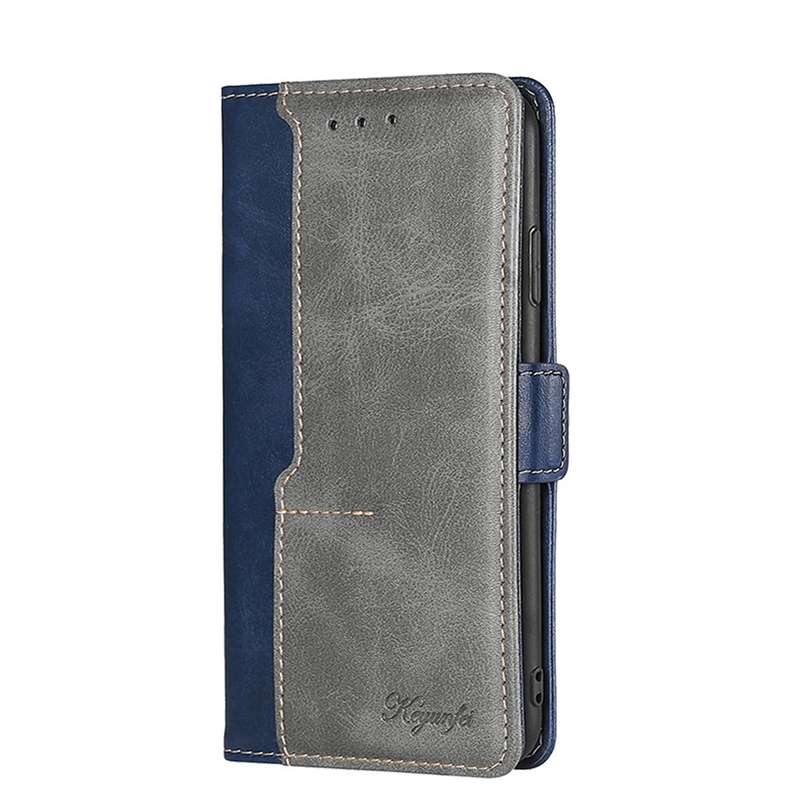 For Tecno Pop 2/Pop 2 F/Pop 2 Pro/Pop 2 Power/Itel P13 Contrast Color Side Buckle Leather Phone Case