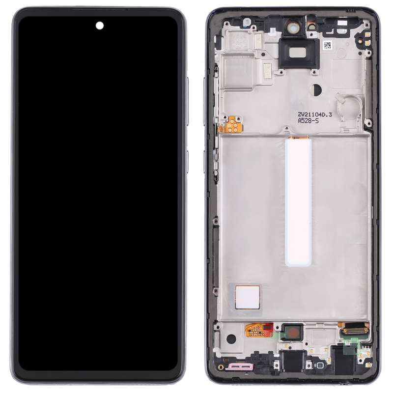 Original Super AMOLED LCD Screen For Samsung Galaxy A52S 5G SM-A528B Digitizer Full Assembly with Fr