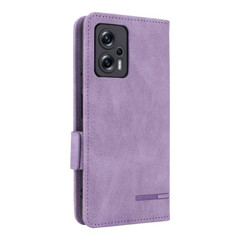 For Xiaomi Redmi Note 11T Pro Magnetic Clasp Flip Leather Phone Case(Black)