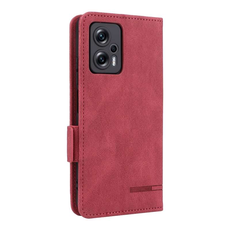 For Xiaomi Redmi Note 11T Pro Magnetic Clasp Flip Leather Phone Case(Black)