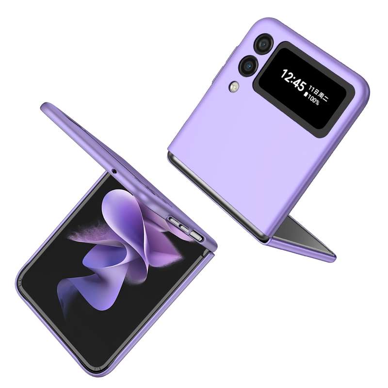 For Samsung Galaxy Z Flip4 Armor Foldable Phone Case(Black)