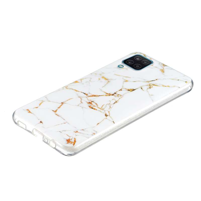 For Samsung Galaxy S21 5G IMD Marble Pattern TPU Phone Case(Grey)