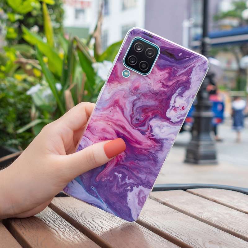 For Samsung Galaxy S20 FE 5G IMD Marble Pattern TPU Phone Case(Green)