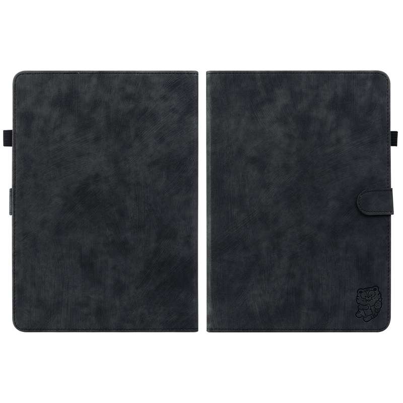 For Amazon Kindle Paperwhite 5 Tiger Pattern PU Tablet Case With Sleep / Wake-up Function(Purple)