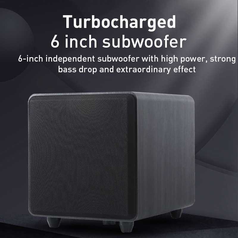 D90 Home Theater Audio Echo Wall Soundbar Subwoofer Audio(Brown)
