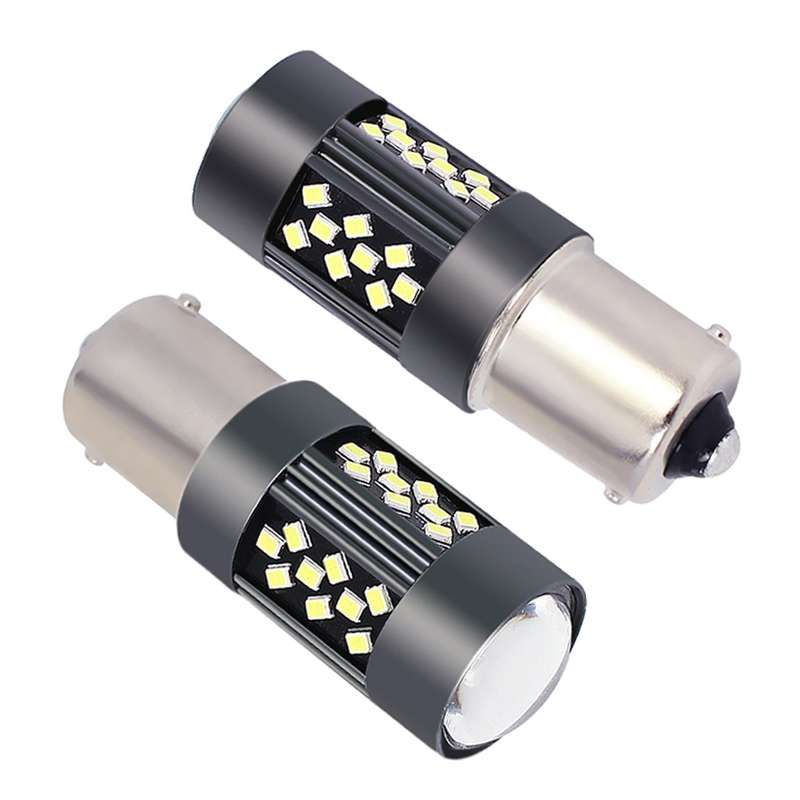 1 Pair 1156 12V 7W Strobe Car LED Fog Light(Purple Light)