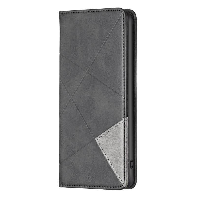 For Nothing Phone 1 Prismatic Invisible Magnetic Leather Phone Case(Black)