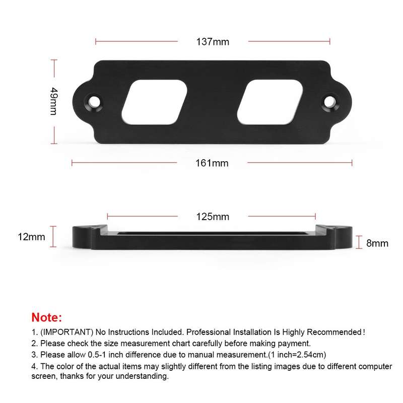 Car Aluminum Alloy Battery Fixing Bracket for Honda Civic 1988-2000(Silver)