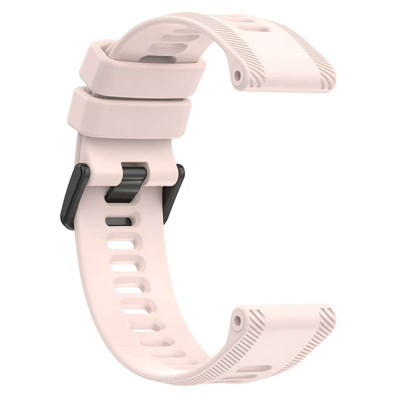 For Garmin Forerunner 955 22mm Silicone Twill Watch Band(Black)