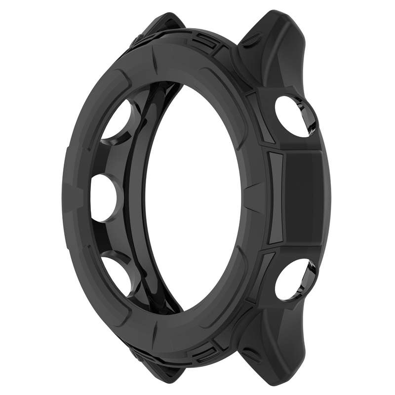 For Garmin Forerunner 255 Armor Hollow TPU Watch Case(Black)