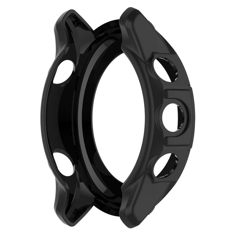 For Garmin Forerunner 255 Armor Hollow TPU Watch Case(Black)