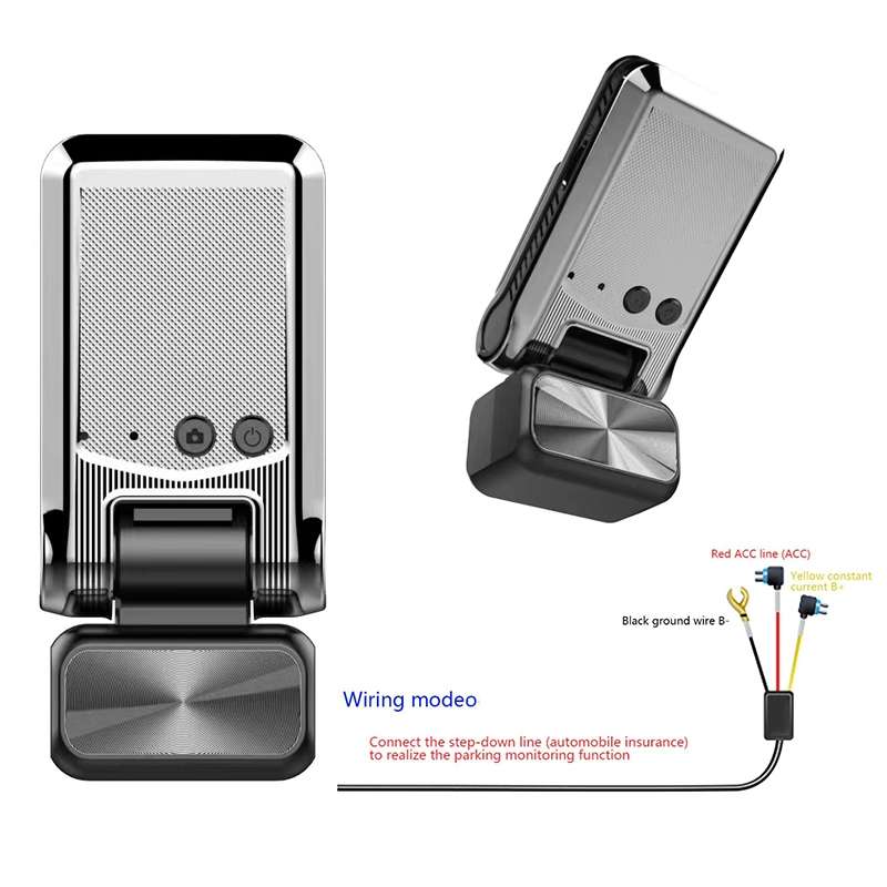 2K Dual Camera HD Night Vision WiFi Car Dash Cam Driving Recorder