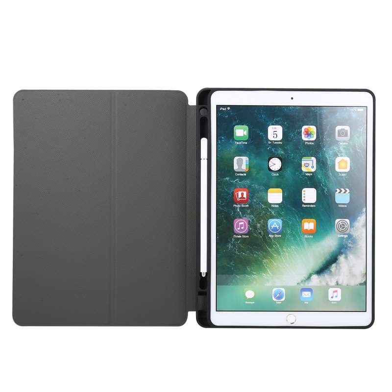 For iPad 10.2 2021 & 2020 & 2019 / Air 2019 / Pro 10.5 Electric Pressed Texture Horizontal Flip Leat