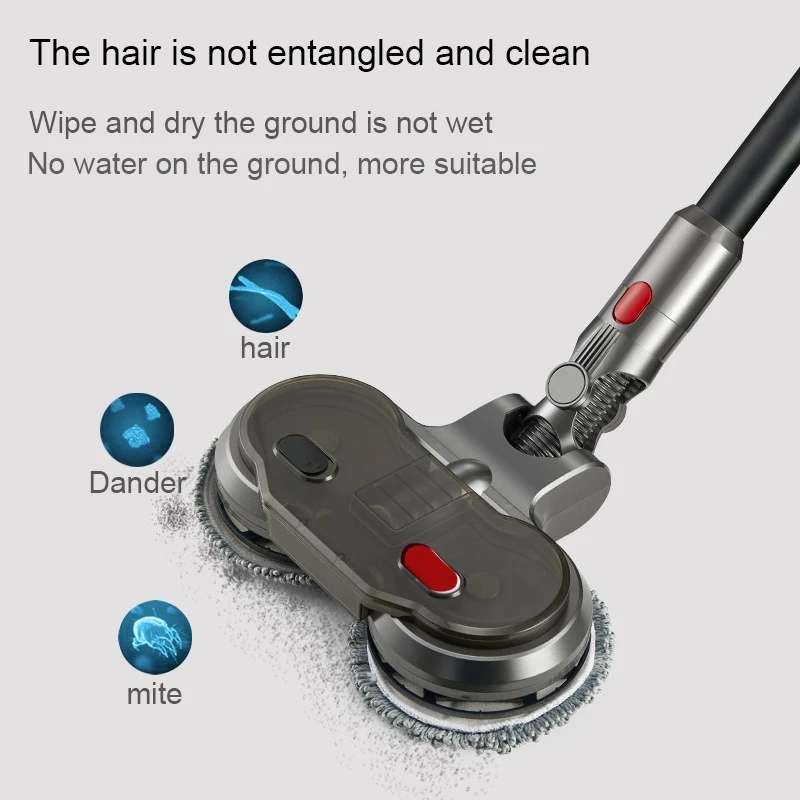 For Dyson V7 / V8 / V10 / V11 X004 Electric Mop Head Wet Towing Household Floor Cleaning Head with W