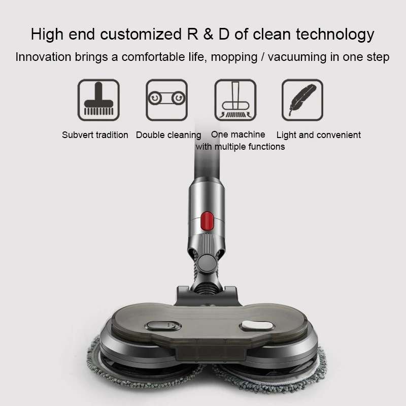 For Dyson V6 X003 Vacuum Cleaner Electric Mop Cleaning Head with Water Tank