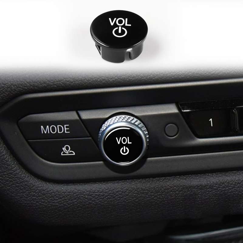 Car Audio Volume Button for BMW X7 G07 2019+, Left and Right Drive(Red)