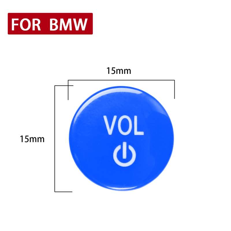 Car Audio Volume Button for BMW X7 G07 2019+, Left and Right Drive(Blue)