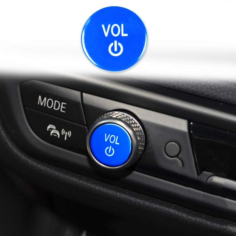 Car Audio Volume Button for BMW X7 G07 2019+, Left and Right Drive(Blue)