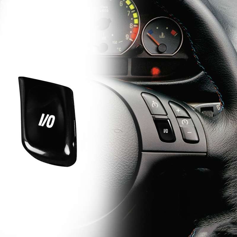 Car Audio Voice Button for BMW M3 E46 1998-2004,Left and Right Drive(Black)