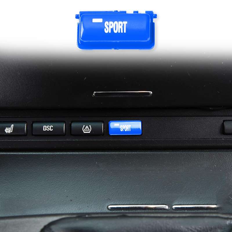 Car Gear ESP Anti-skid Button for BMW 1-Series F20/F21 2012-2018,Left and Right Drive(Blue)