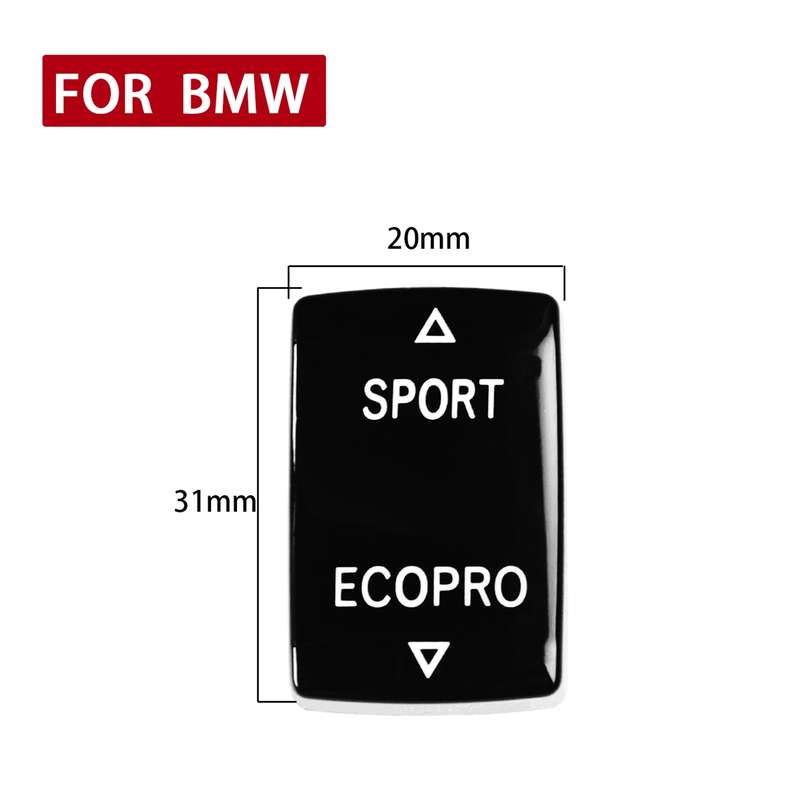 Car Gear Mode Switch Button for BMW 1-Series F20 2012-2018,Left and Right Drive(Black)