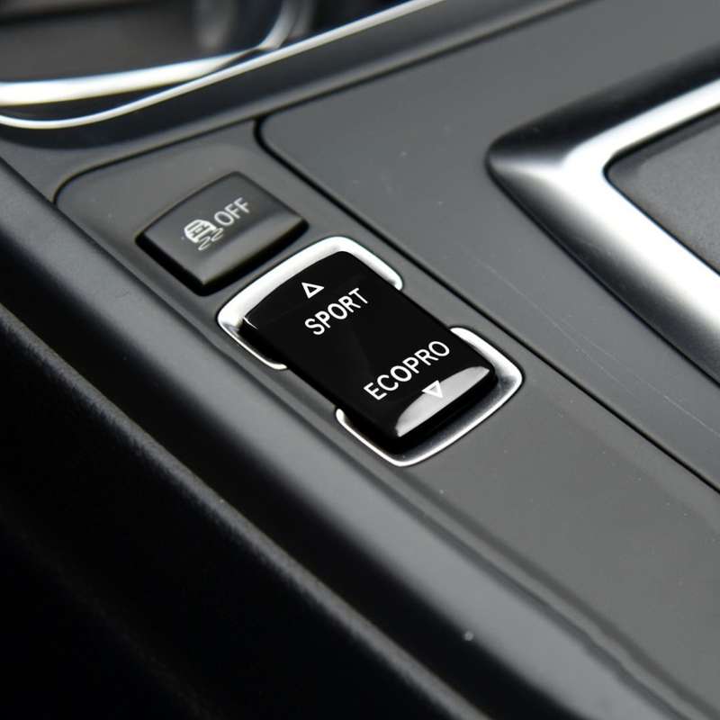 Car Gear Mode Switch Button for BMW 1-Series F20 2012-2018,Left and Right Drive(Black)