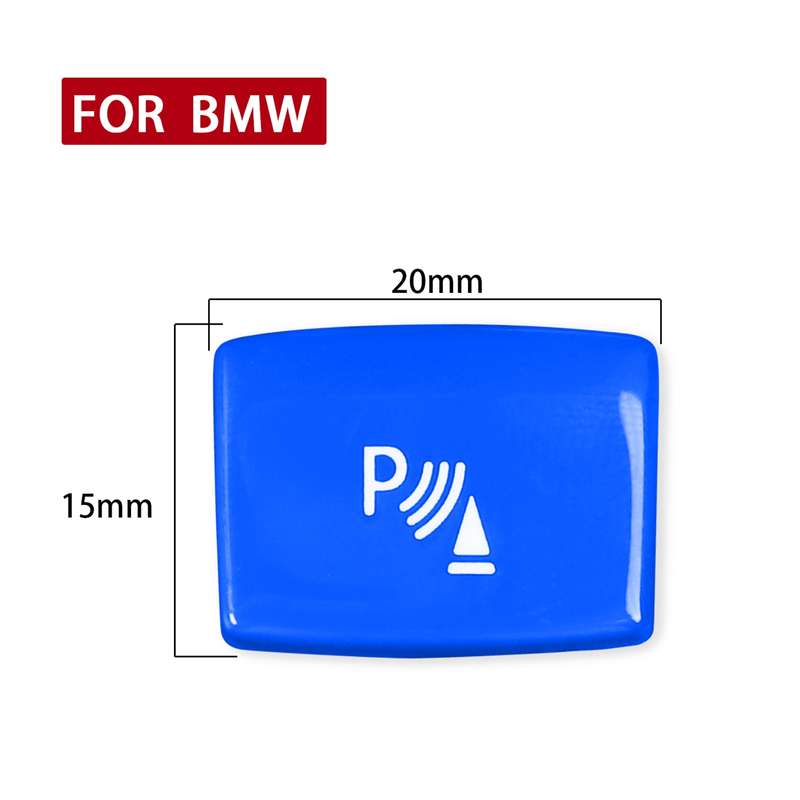 Car Gear Electric Eye Button for BMW 1 Series F20 2012-2018,Left and Right Drive(Blue)
