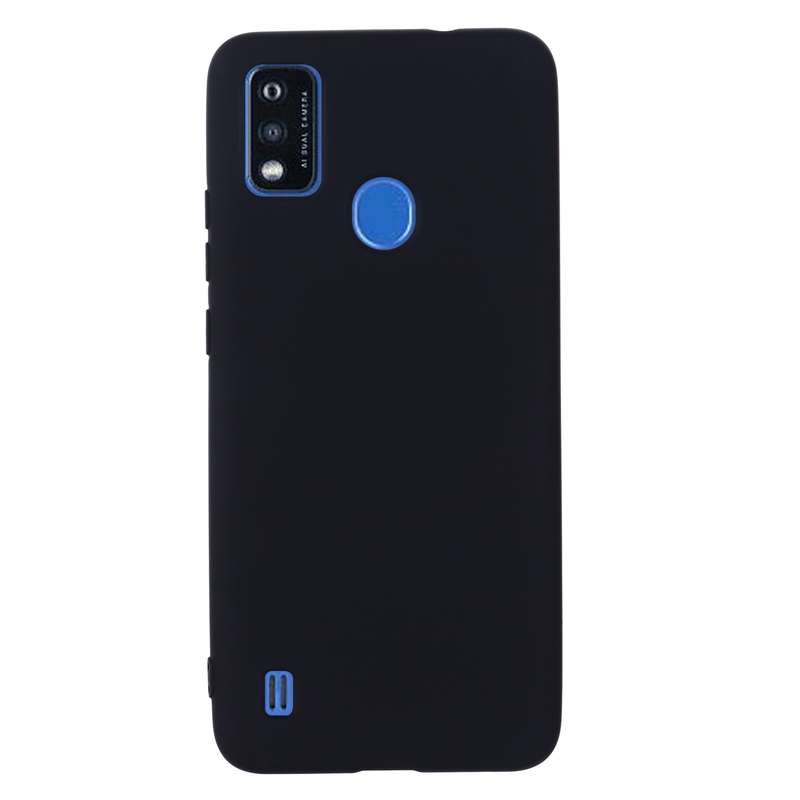 For ZTE Blade A51 2021 Pure Color Liquid Silicone Shockproof Full Coverage Phone Case(Yellow)