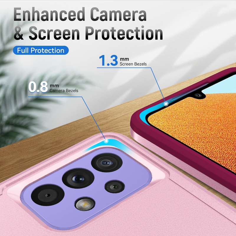 For Samsung Galaxy A73 Pioneer Armor Heavy Duty PC + TPU Phone Case(White)