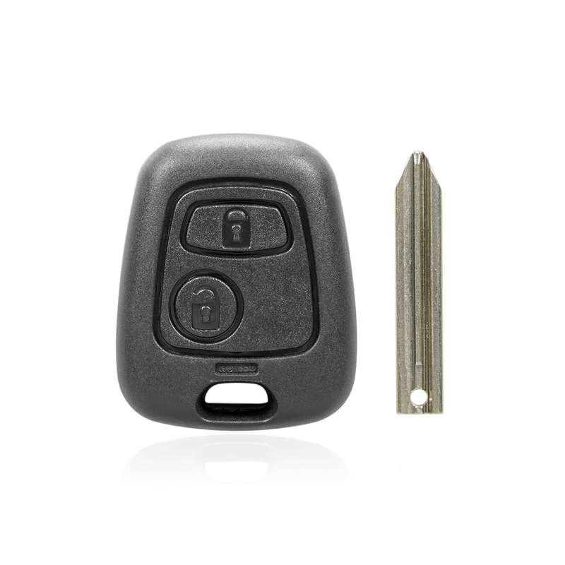 For Peugeot 206 433MHz 2 Buttons Intelligent Remote Control Car Key, Key Blank:SX9