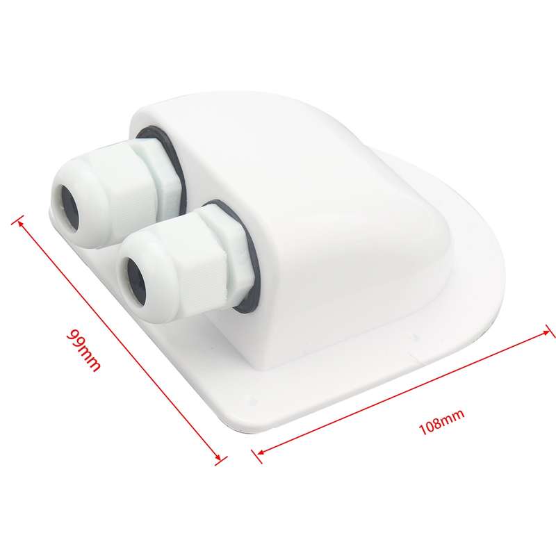 A6098 RV Sealed Waterproof Solar Double Cable Entry Gland Box