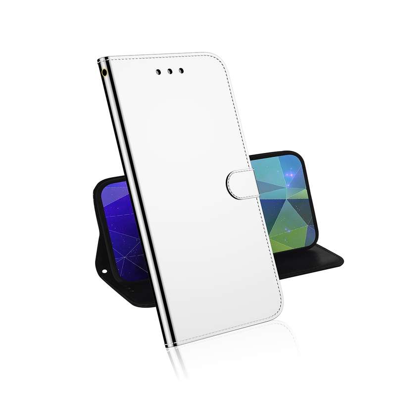 For Galaxy S20 Ultra Mirror-like Magnetic Attraction Horizontal Flip Leather Case with Lanyard, Supp