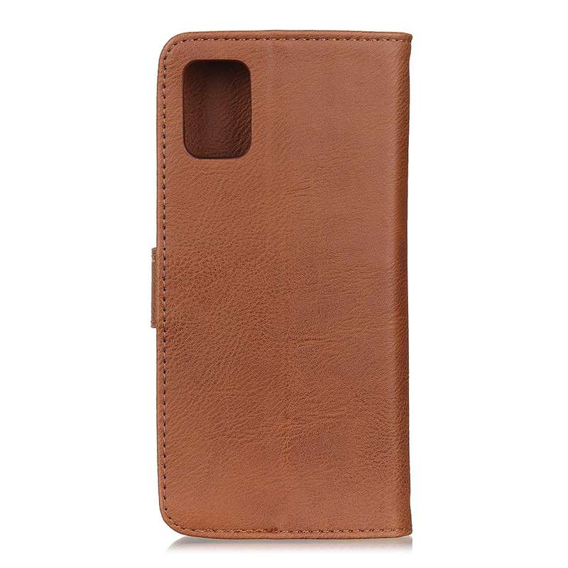 For Galaxy A51 5G Cowhide Texture PU + TPU Horizontal Flip Leather Case with Holder & Card Slots & W