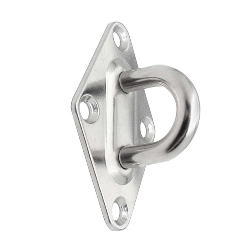 3 PCS 8mm 304 Stainless Steel Ship Diamond Door Hinges Buckle