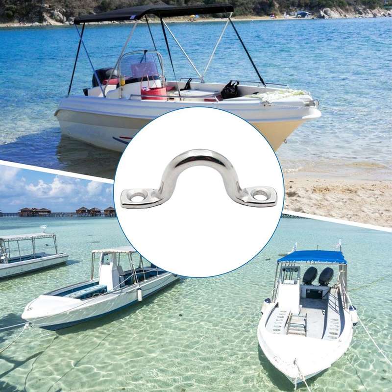 10 PCS 316 Stainless Steel Yacht Bow Handle, Size:6mm