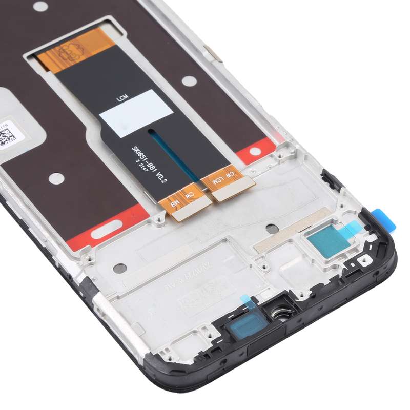 LCD Screen and Digitizer Full Assembly with Frame For Realme C31 RMX3501