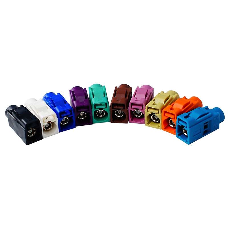 For RG174 Cable Fakra Radio Crimp Female Jack / Plug Connector with Phantom RF Coaxial(Fakra M)