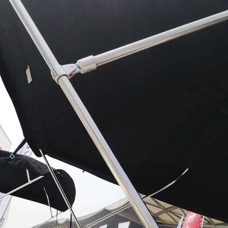 22mm 316 Stainless Steel Parasol Awning Yacht Movable Sliding Sleeve
