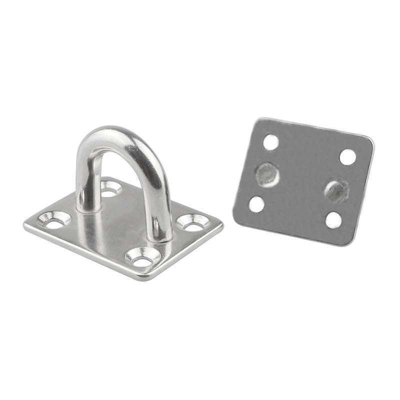 5 PCS 5mm 304 Stainless Steel Ship Square Door Hinges Buckle