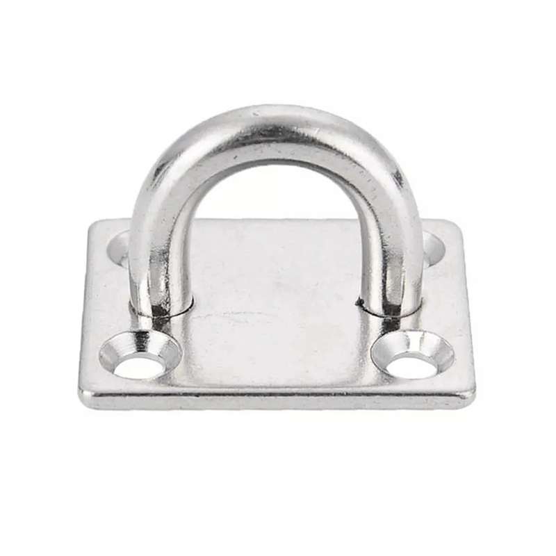 5 PCS 5mm 304 Stainless Steel Ship Square Door Hinges Buckle