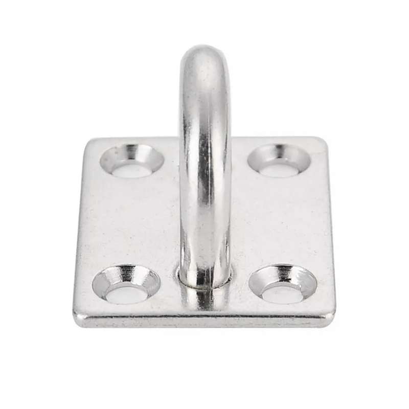 5 PCS 5mm 304 Stainless Steel Ship Square Door Hinges Buckle