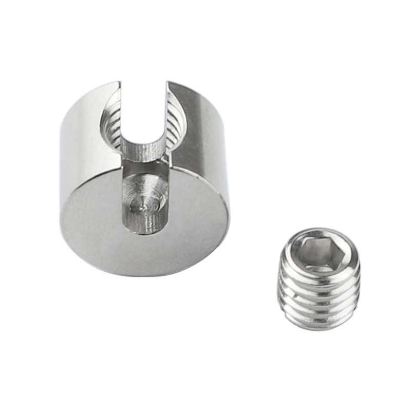 2 PCS M10x5 316 Stainless Steel Garden Wire Rope Fixed Clip