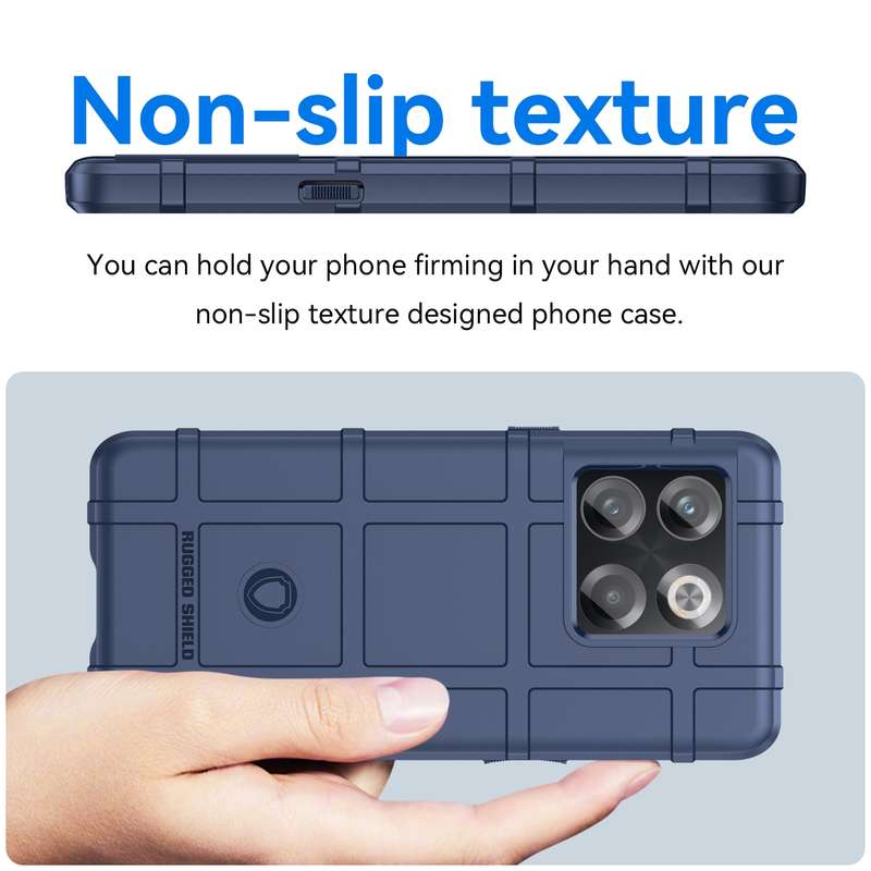 For OnePlus 10T Full Coverage Shockproof TPU Phone Case(Black)