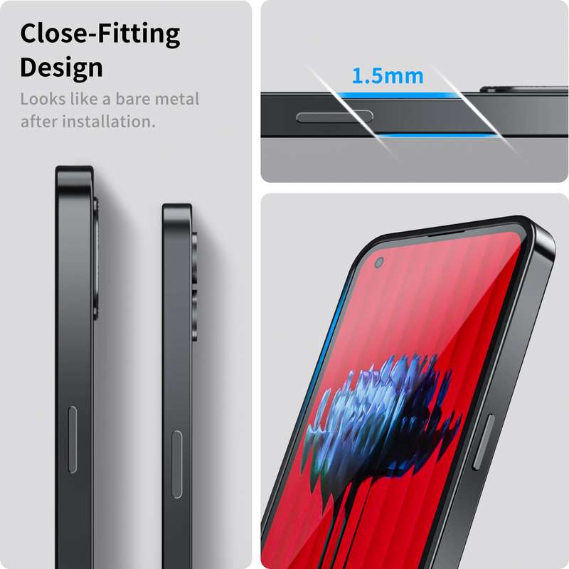 For Nothing Phone 1 Full Coverage Magnetic Phone Case(Silver)