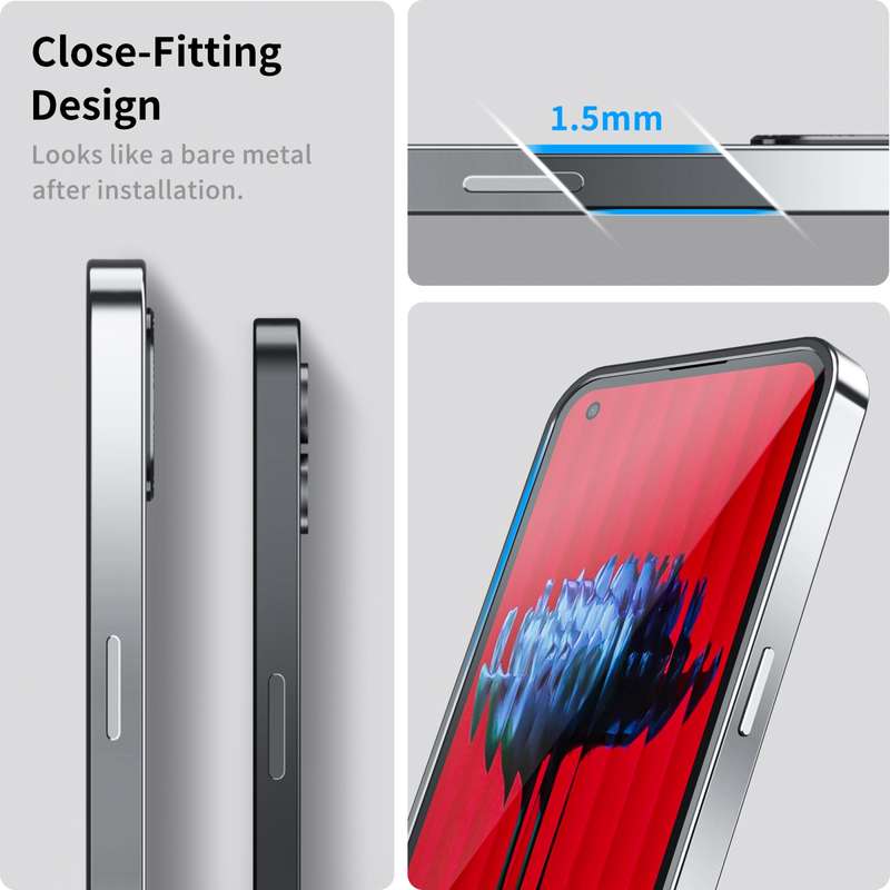 For Nothing Phone 1 Full Coverage Magnetic Phone Case(Silver)