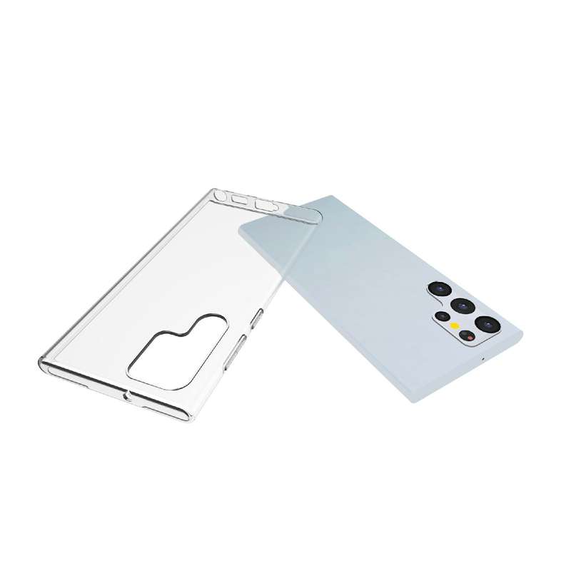 For Samsung Galaxy S22 Ultra 5G Waterproof Texture TPU Phone Case(Transparent)