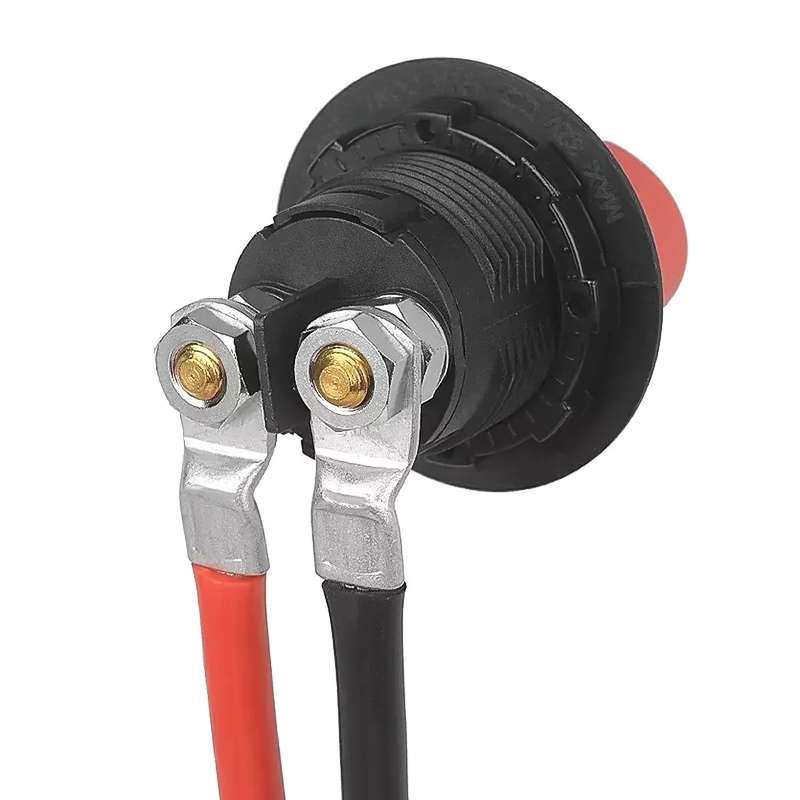 8AWG 10-6 Car 50cm Red + Black Pure Copper Battery Inverter Cable